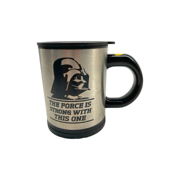 Star Wars Darth Vader Self-Stirring Coffee Mug With Lid - Picture 1 of 8